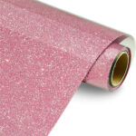 Vinilo textil rosado glitter koreano