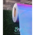 Vinilo decoración holografico morado