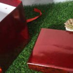 Caja 22 x 22 Metálica roja