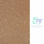 Cartulina Glitter color Café Bronce - 10 hojas A4