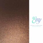 Cartulina Glitter color Café Chocolate - 10 hojas A4